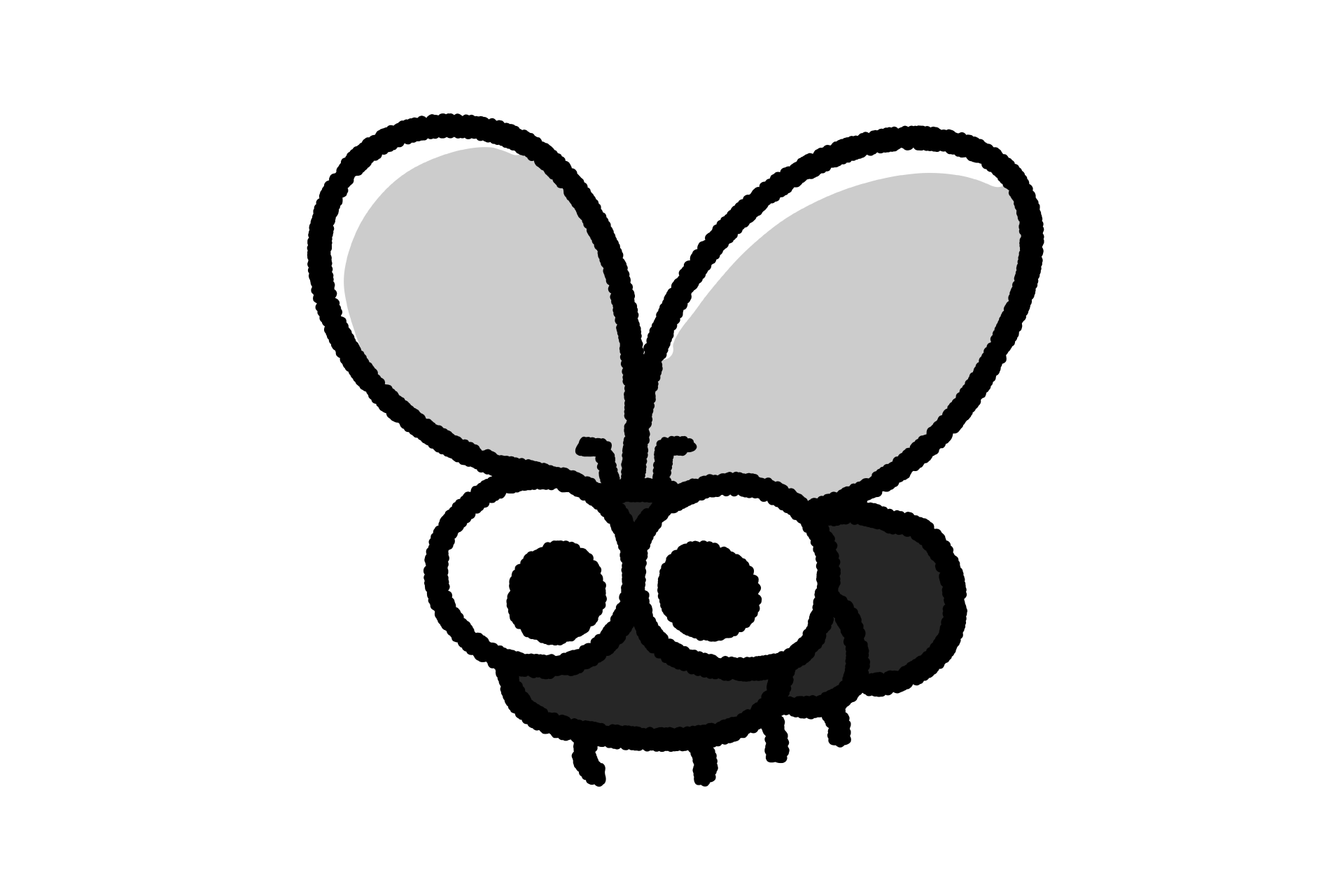ハエのイラスト